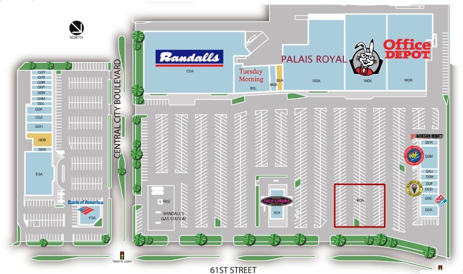 Galveston Place store list, hours, (location Galveston, Texas