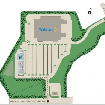 Plan of mall Garber's Crossing
