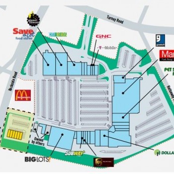 Plan of mall Garfield Commons