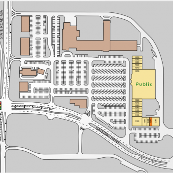 Plan of mall Gateway Crossings