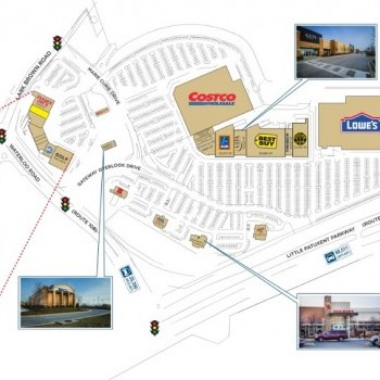 Plan of mall Gateway Overlook