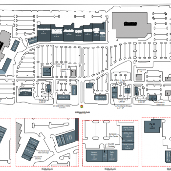 Plan of mall Gateway Pavilions