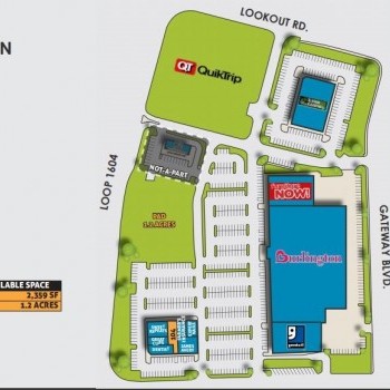 Plan of mall Gateway Plaza