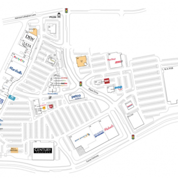 Plan of mall Gateway Plaza - Vallejo