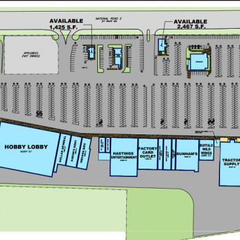 Plan of mall Gateway Shopping Center - Richmond