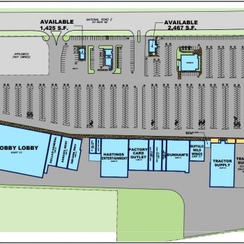 Plan of mall Gateway Shopping Center - Richmond