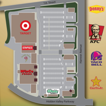 Plan of mall Gateway Town Center