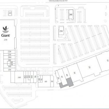 Plan of mall Germantown Commons