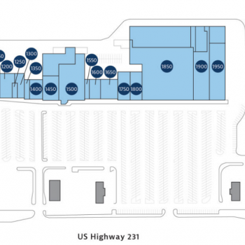 Plan of mall Germantown Shopping Square
