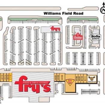 Plan of mall Gilbert Fiesta