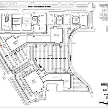 Plan of mall Glenbrook Commons