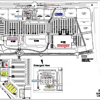 Plan of mall Glennwood Commons