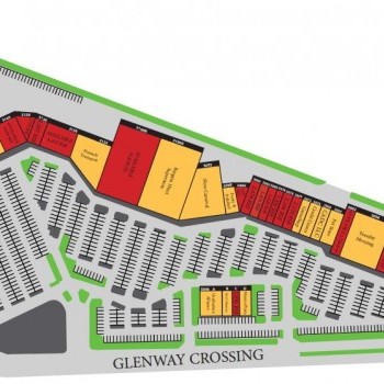 Plan of mall Glenway Crossing