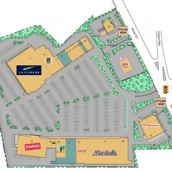 Plan of mall Golden Triangle