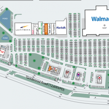 Plan of mall Goldenrod Marketplace