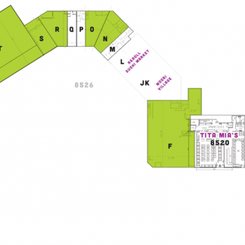 Plan of mall Golf Milwaukee Plaza
