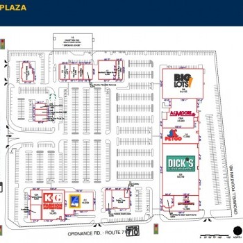 Plan of mall Governor Plaza