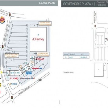 Plan of mall Governor's Plaza I & II