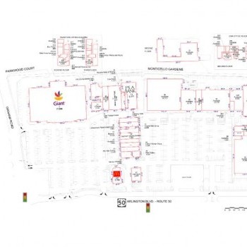 Plan of mall Graham Park Plaza