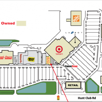 Plan of mall Grand Hunt Center