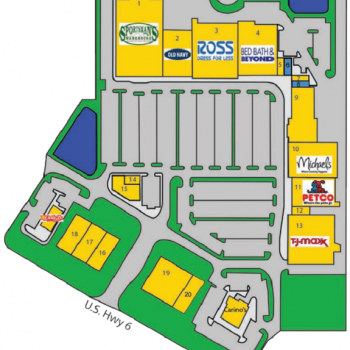 Plan of mall Grand Mesa Center
