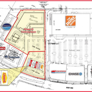 Plan of mall Grand Parkway Shopping Center