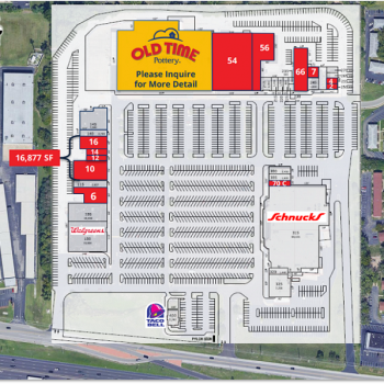 Plan of mall Grandview Plaza