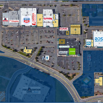 Plan of mall Grants Pass Shopping Center