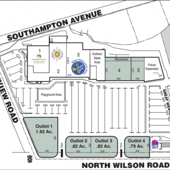 Plan of mall Great Western Commerce Center