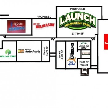 Plan of mall Green Mountain Mall