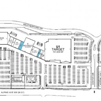Plan of mall Green Ridge Square
