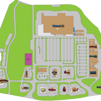 Plan of mall Greengate Centre