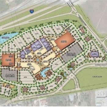 Plan of mall Gulf Coast Galleria