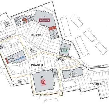 Plan of mall Hadley Center