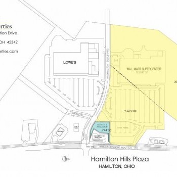Plan of mall Hamilton Hills