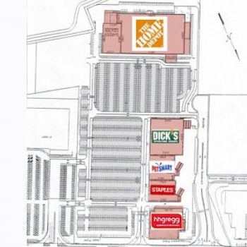 Plan of mall Hampden Commons
