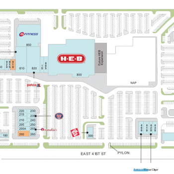Plan of mall Hancock Center