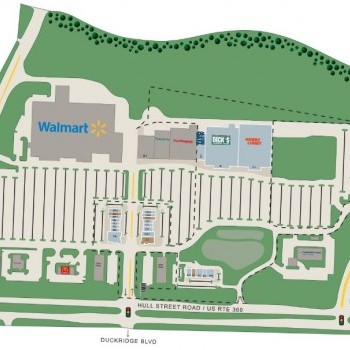 Plan of mall Hancock Village