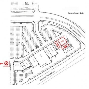 Plan of mall Hanover Square South