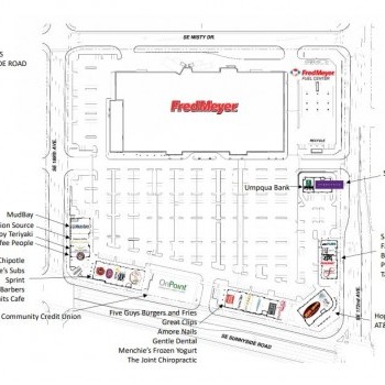 Plan of mall Happy Valley Crossroads