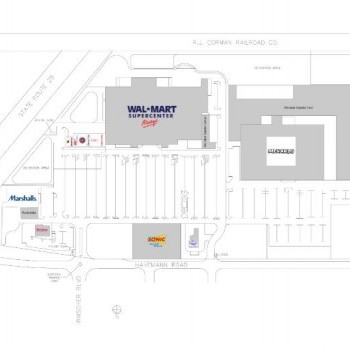 Plan of mall Harbor Square