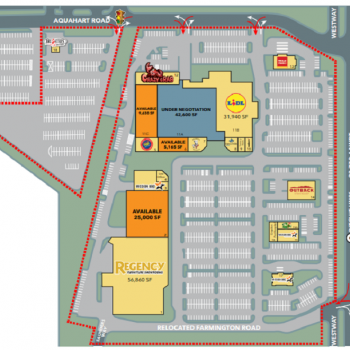 Plan of mall Harundale Plaza