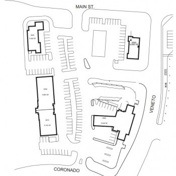 Plan of mall Harvard Place Auto Plaza