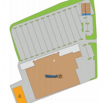Plan of mall Hazle Marketplace