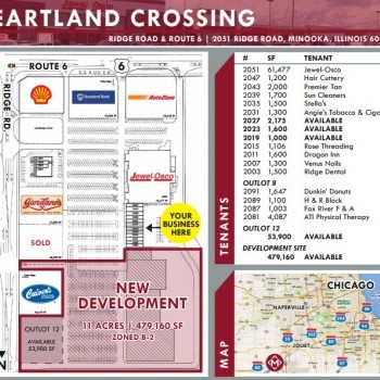Plan of mall Heartland Crossing
