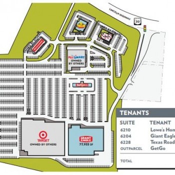 Plan of mall Hempfield Square