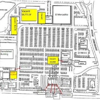 Plan of mall Hickory Ridge Commons