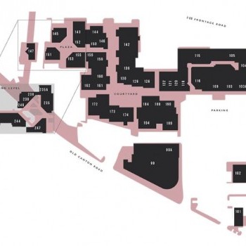 Plan of mall Highland Village