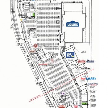 Plan of mall Highlands Ranch
