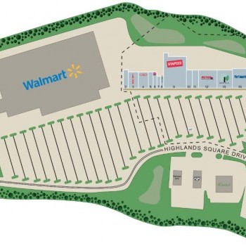Plan of mall Highlands Square